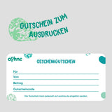 ooohne Geschenkgutschein