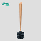 Klobürste mit Holzgriff ohne Borsten
