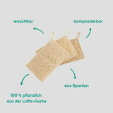 Ökologische Luffa-Schwämme