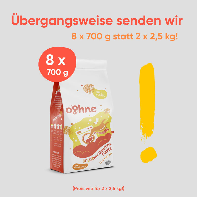 ooohne Waschmittel