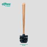 Klobürste mit Holzgriff ohne Borsten