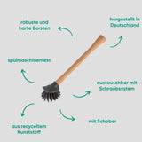 Spülbürste mit Holzgriff